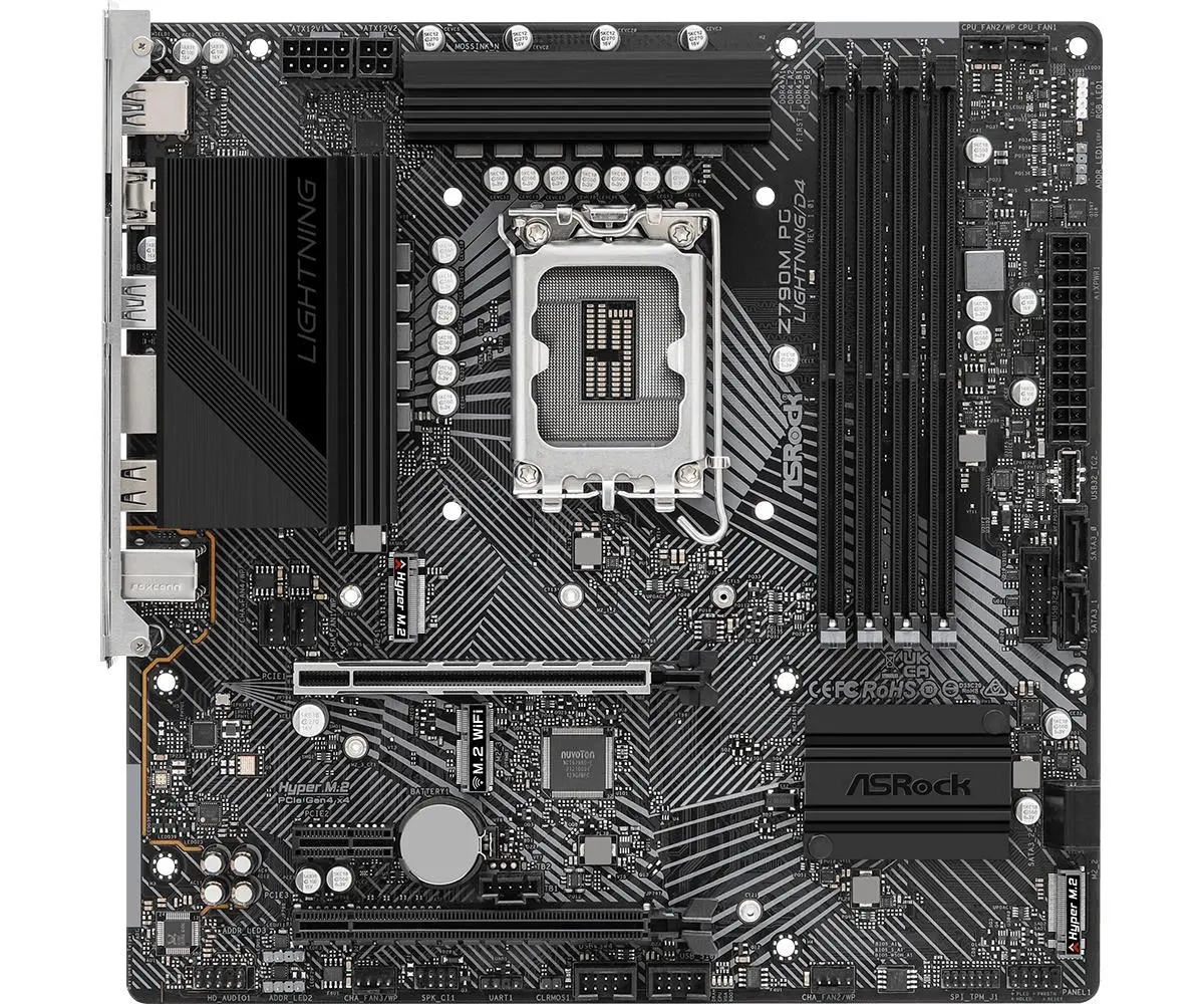 Płyta główna ASrock Z790M PG Lightning/D4 DDR4