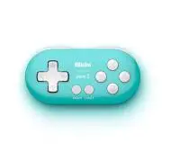8BitDo Zero 2 Bluetooth mini Kontroler do PC, Nintendo Switch, Android Bezprzewodowy Turkusowy