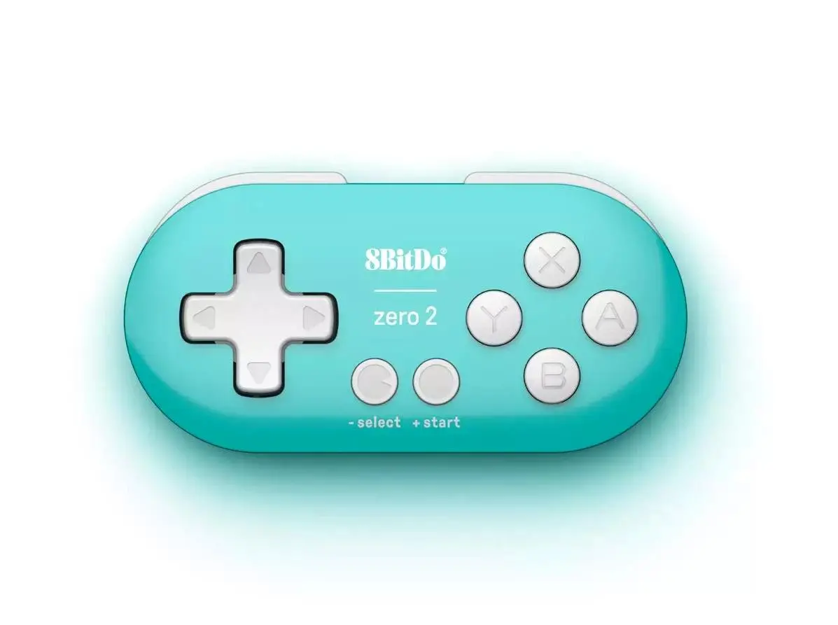 Pad 8BitDo Zero 2 Bluetooth mini Kontroler do PC, Nintendo Switch, Android Bezprzewodowy Turkusowy