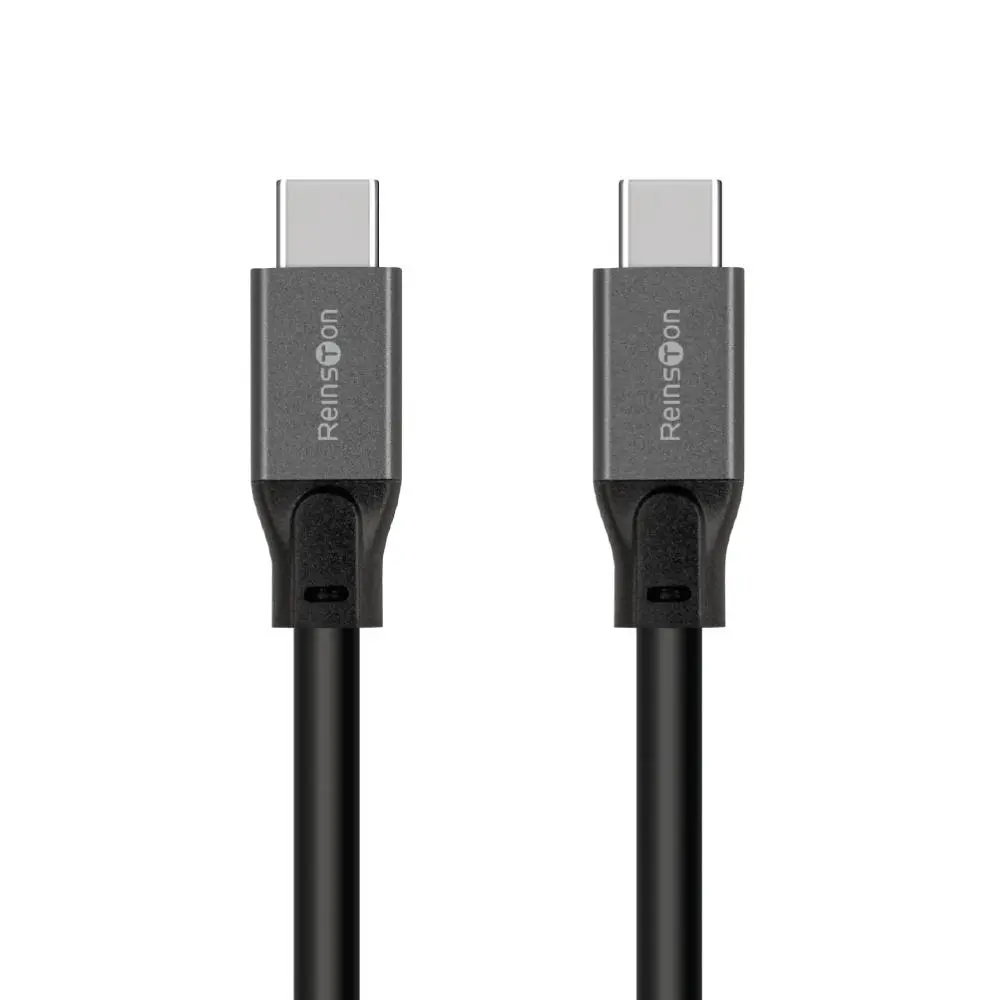 Kabel USB Reinston Ultra EKK24 1m USB-C 100 W 4K 60Hz Czarny
