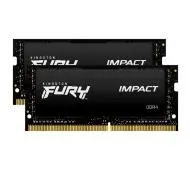 Kingston FURY Impact DDR4 32GB (2 x 16GB) 3200 CL20 SODIMM Czarny