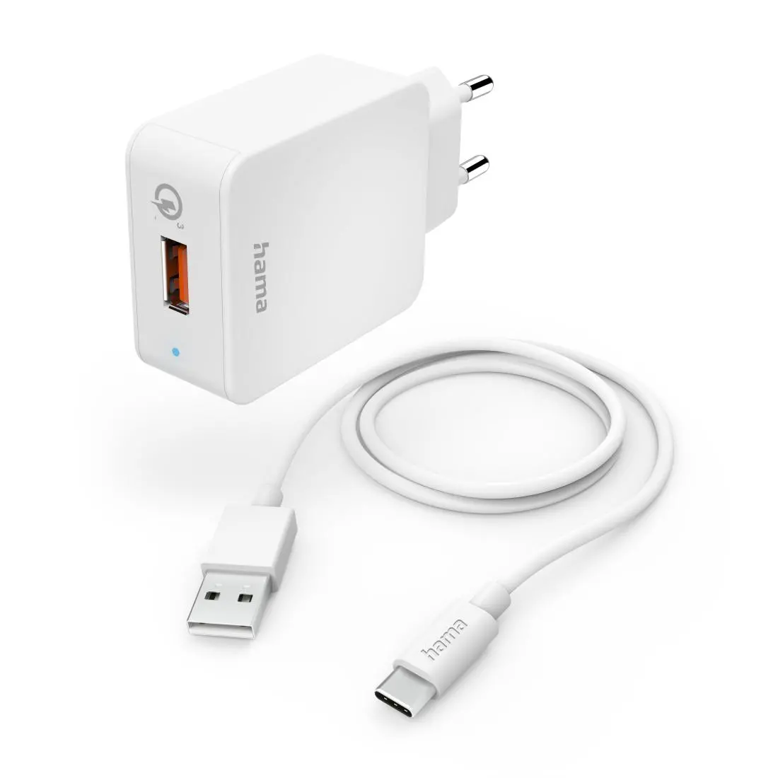 Ładowarka sieciowa Hama Qualcomm 19.5W Biały
