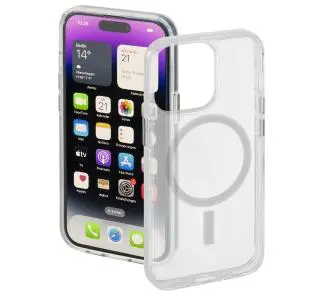 Etui Hama MagCase Safety do iPhone 14 Pro Max Przezroczysty