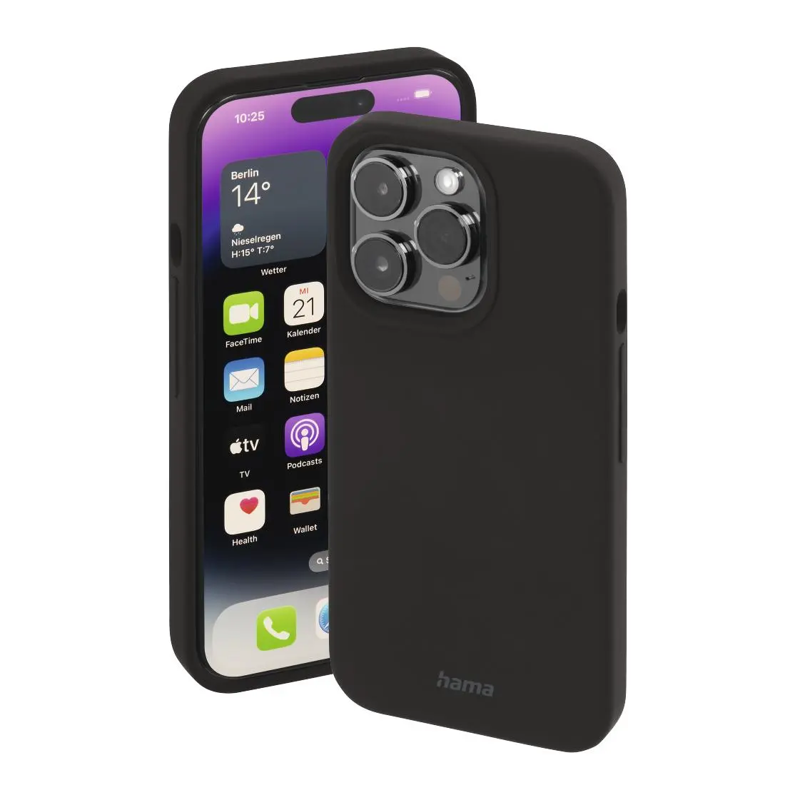 Etui Hama MagCase Safety do iPhone 14 Pro Czarny