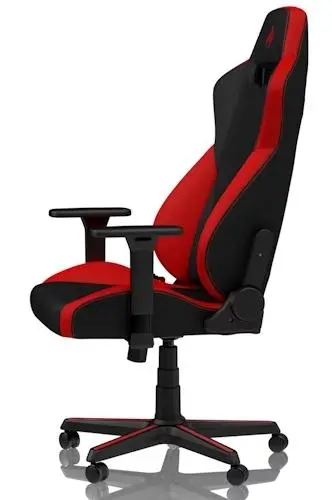 Fotel Nitro Concepts S300 Inferno Red Gamingowy do 135kg Tkanina Czarno-czerwony