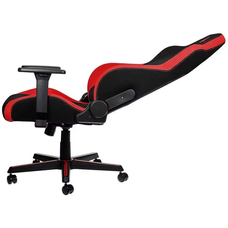 Fotel Nitro Concepts S300 Inferno Red Gamingowy do 135kg Tkanina Czarno-czerwony