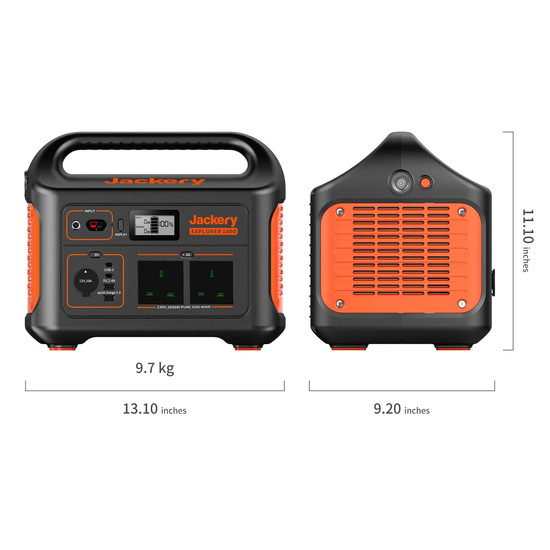 Stacja zasilania Jackery Explorer 1000EU 1002Wh QC 3.0