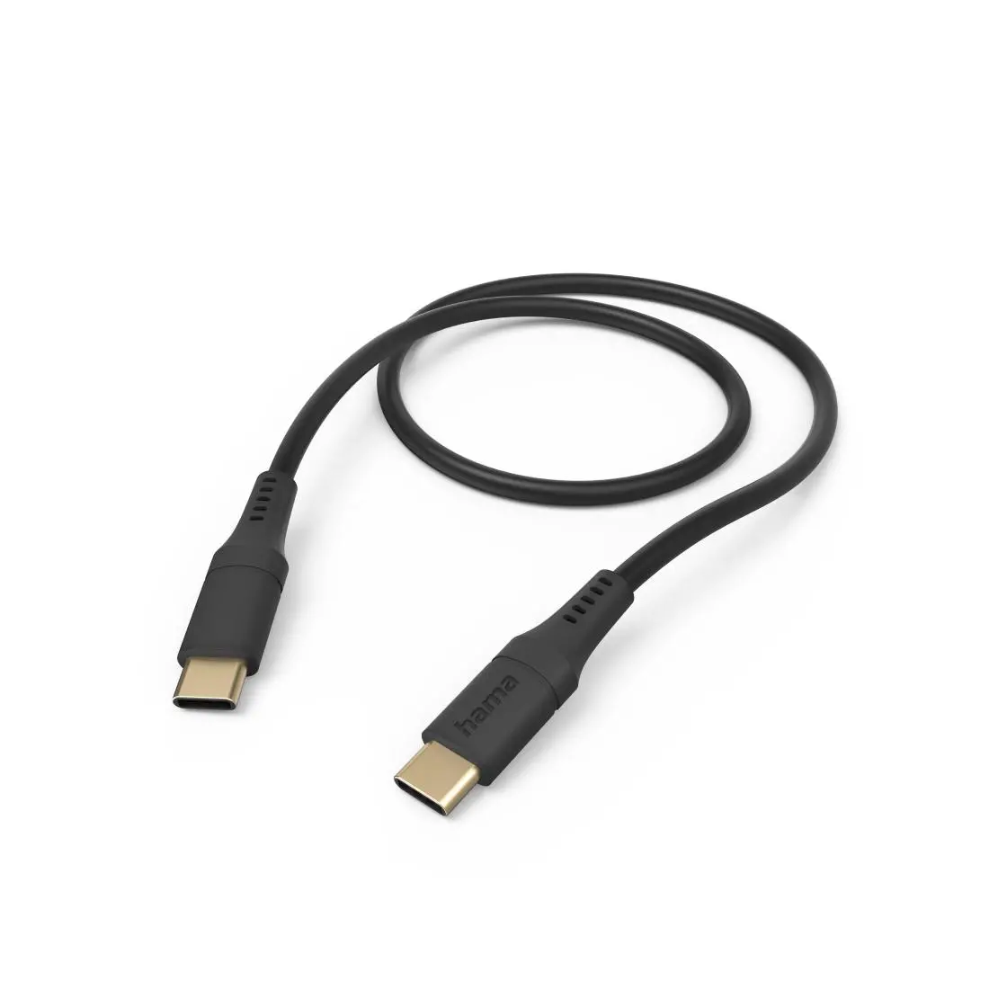Hama Flexible USB-C do USB-C Czarny
