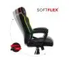 Fotel Huzaro Force 2.5 Mesh RGB Gamingowy do 130kg Tkanina Czarny