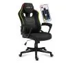 Fotel Huzaro Force 2.5 Mesh RGB Gamingowy do 130kg Tkanina Czarny