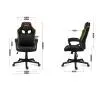 Fotel Huzaro Force 2.5 Mesh RGB Gamingowy do 130kg Tkanina Czarny