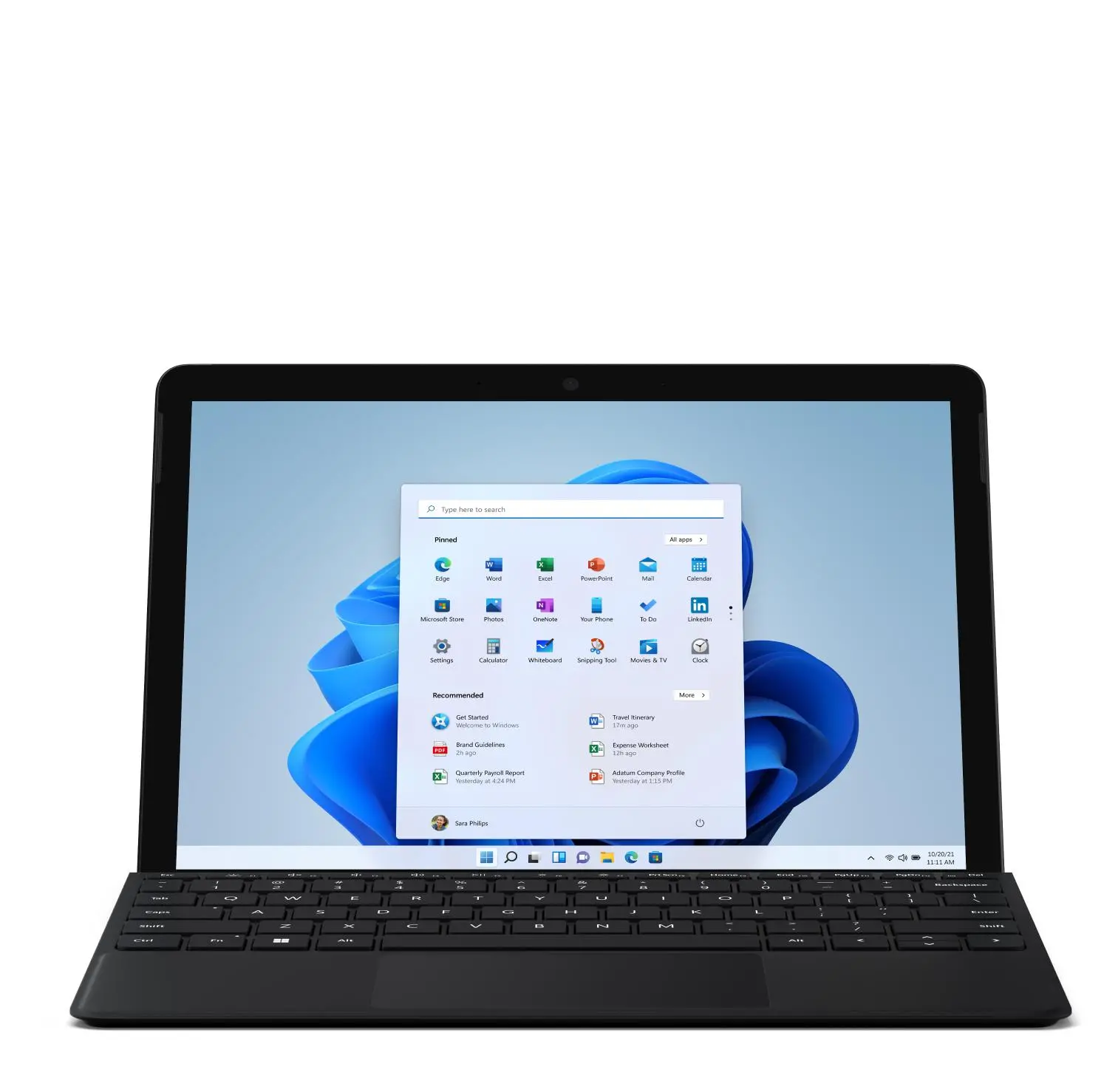 Laptop 2w1 Microsoft Surface Go 3 10,5" ® Pentium™ Gold 6500Y 4GB RAM 64GB Dysk Win11 S + klawiatura