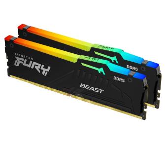 Pamięć RAM Kingston FURY Beast DDR5 RGB 16GB (2 x 8GB) 5600 CL40 Czarny
