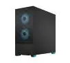 Obudowa Fractal Design Pop Air TG Clear Tint RGB Cyan Core Czarno-niebieski