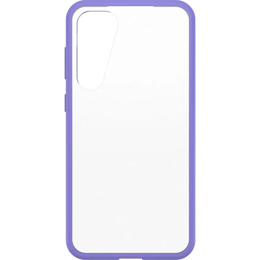 Etui OtterBox React do Samsung Galaxy S23+ Przeźroczysty z fioletową ramką