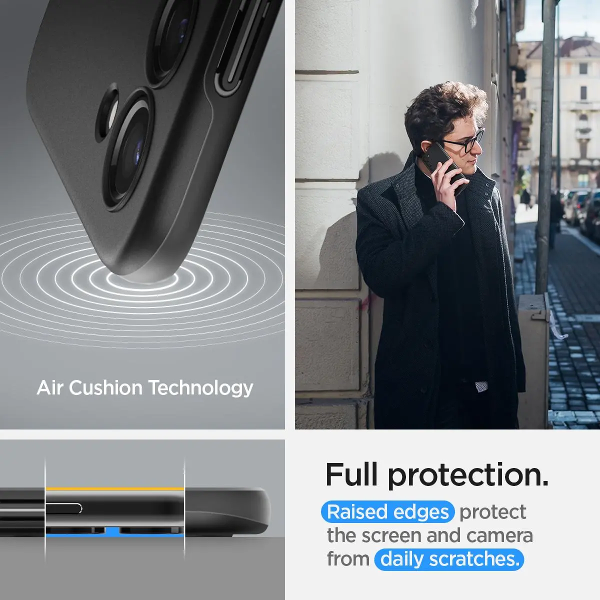 Etui Spigen Thin Fit do Samsung Galaxy S23 Czarny