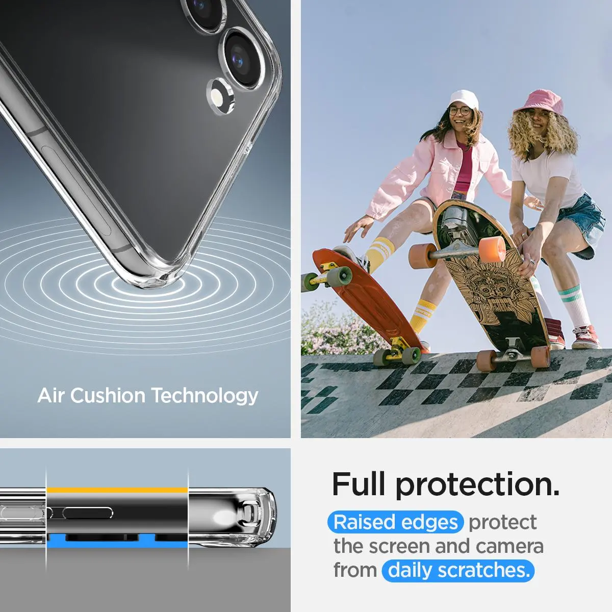 Etui Spigen Ultra Hybrid do Galaxy S23+ Przezroczysty
