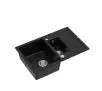 Zlewozmywak Quadron HB8224U7-BS P2O Morgan 156 Granitowy Czarny mat/Stalowy