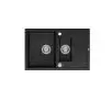 Zlewozmywak Quadron HB8224U7-BS P2O Morgan 156 Granitowy Czarny mat/Stalowy