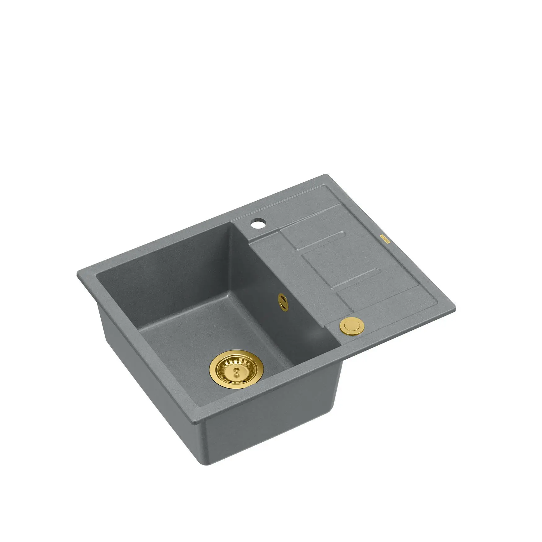 Zlewozmywak Quadron HB8210U5-G1 P2O Morgan 116 Granitowy Szary/Złoty