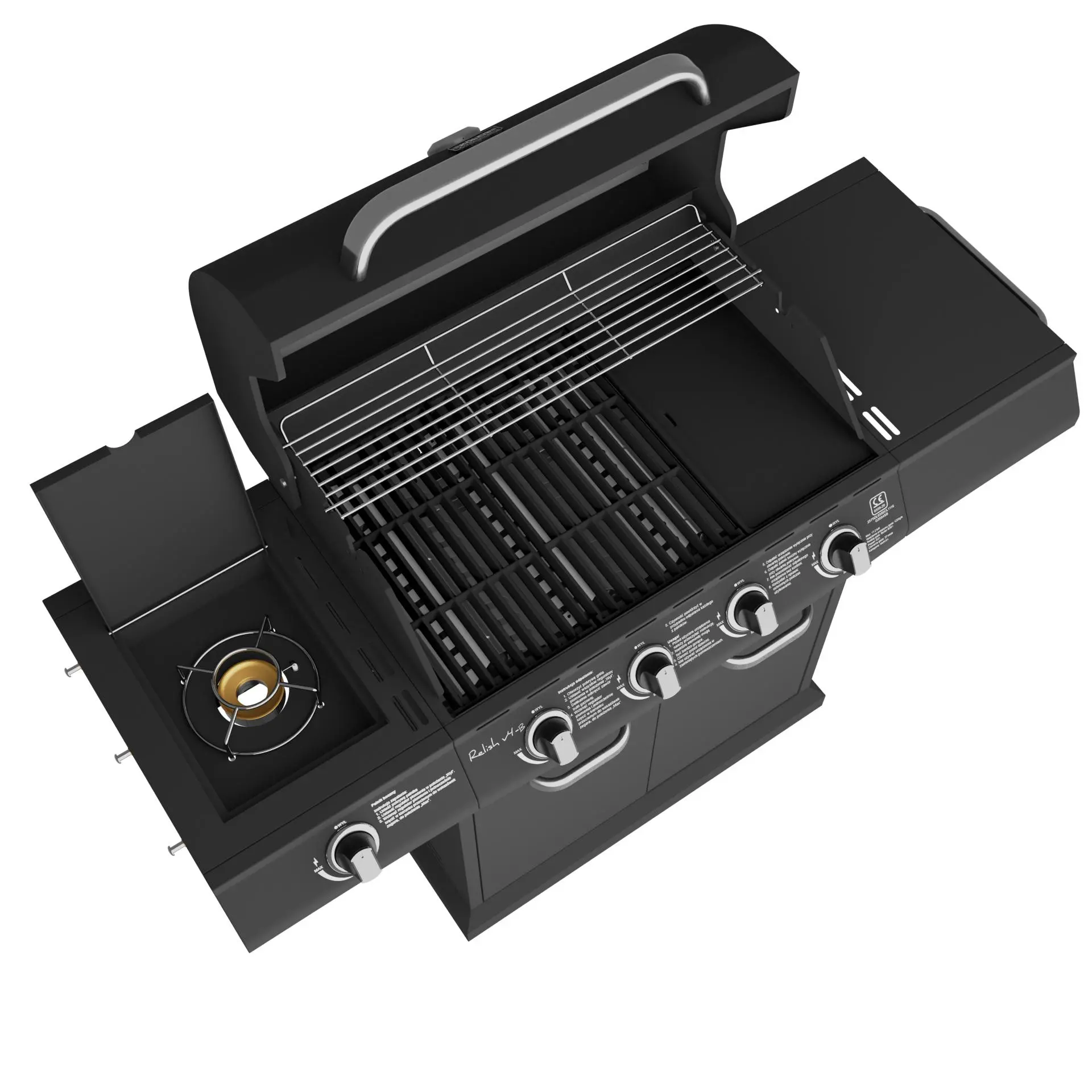 Grill gazowy Koler Relish v4 Czarny