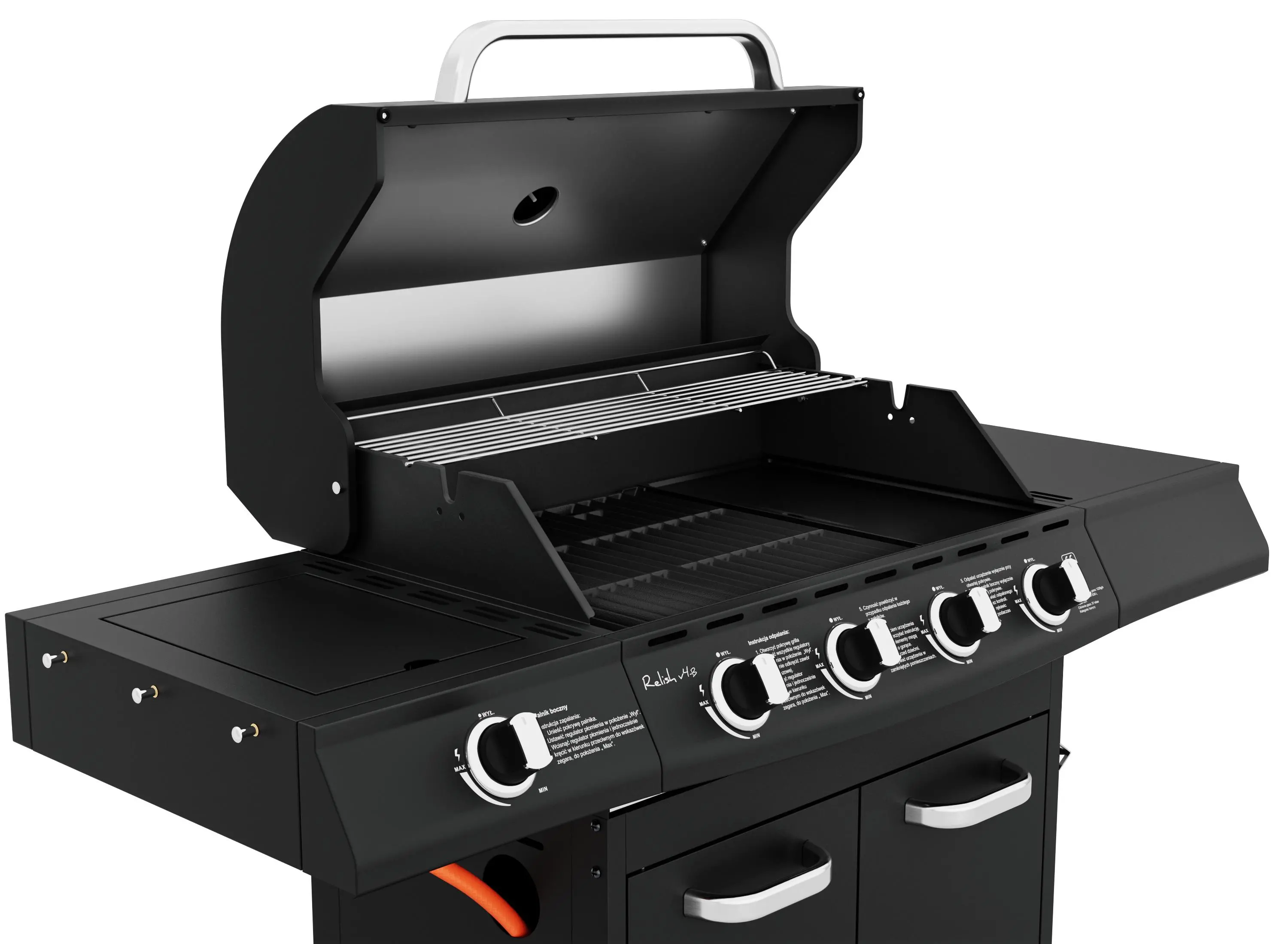 Grill gazowy Koler Relish v4 Czarny