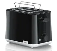 Braun HT1010.BK Ruszt do bułek Rozmrażanie 900W