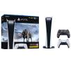 Konsola Sony PlayStation 5 Digital Edition (PS5) + dodatkowy pad (szary kamuflaż) + God of War Ragnarok