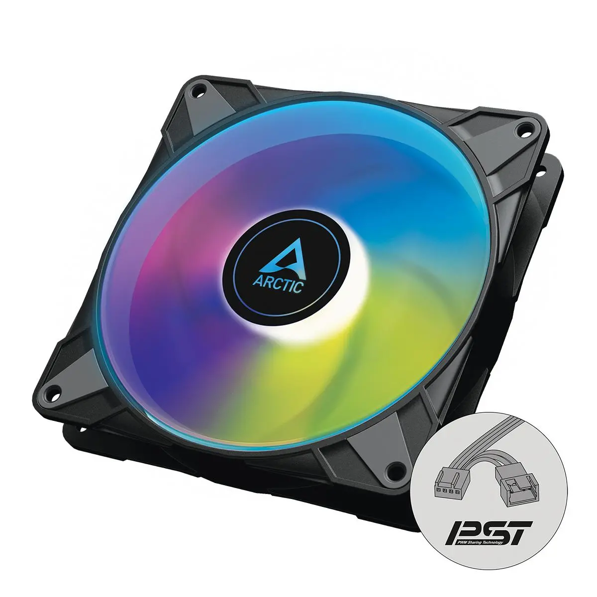 Wentylator Arctic P14 PWM PST A-RGB 140mm Czarny