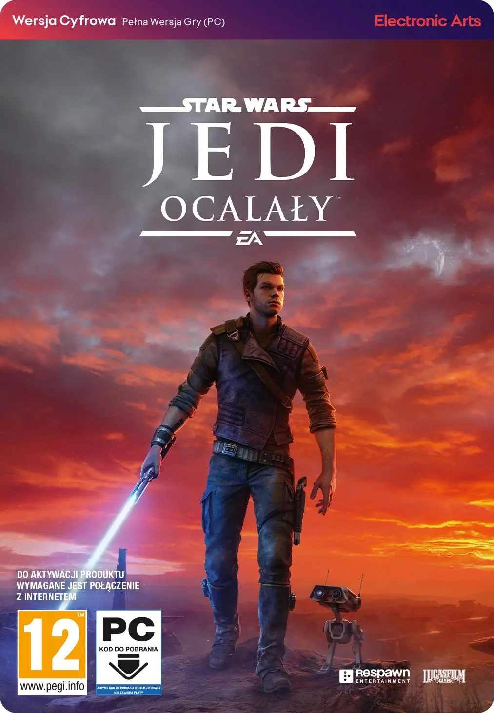 Star Wars Jedi Ocalały [kod aktywacyjny] Preorder Gra na PC