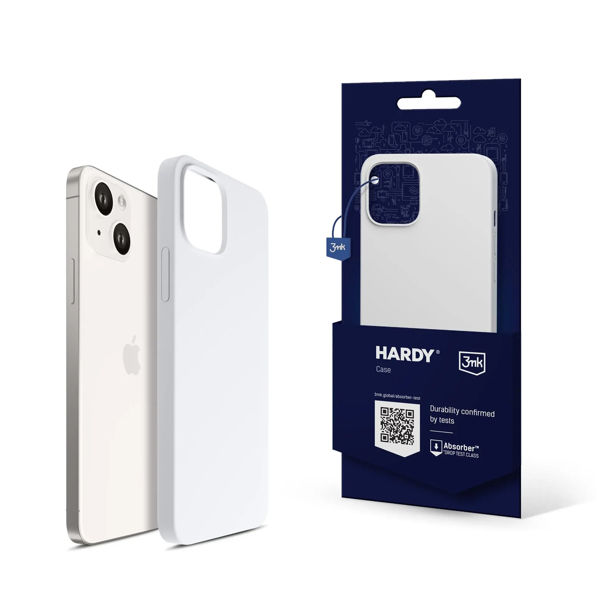 Etui 3mk Hardy Silicone Mag Case do iPhone 14 Biały