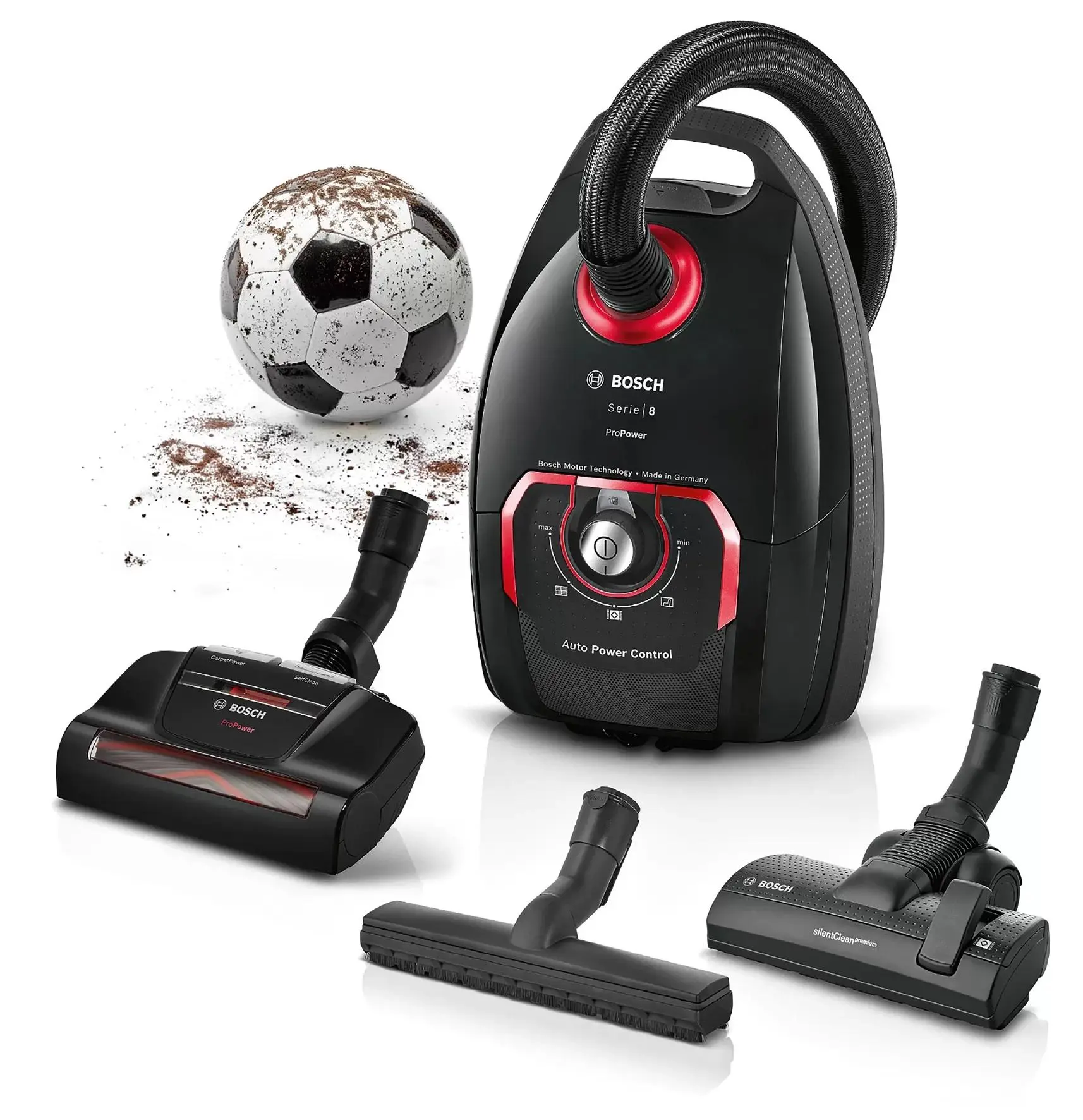 Odkurzacz workowy/ Bosch ProPower BGL8POW2  650W Turboszczotka Szczotka do parkietów