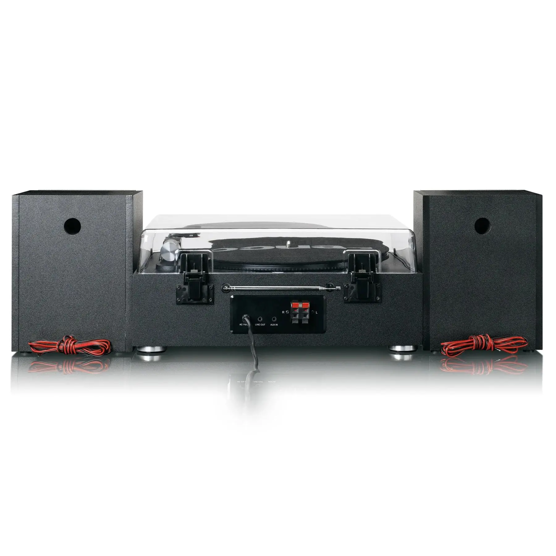 Gramofon Lenco MC-460 Manualny Napęd paskowy Wi-Fi Bluetooth Czarny