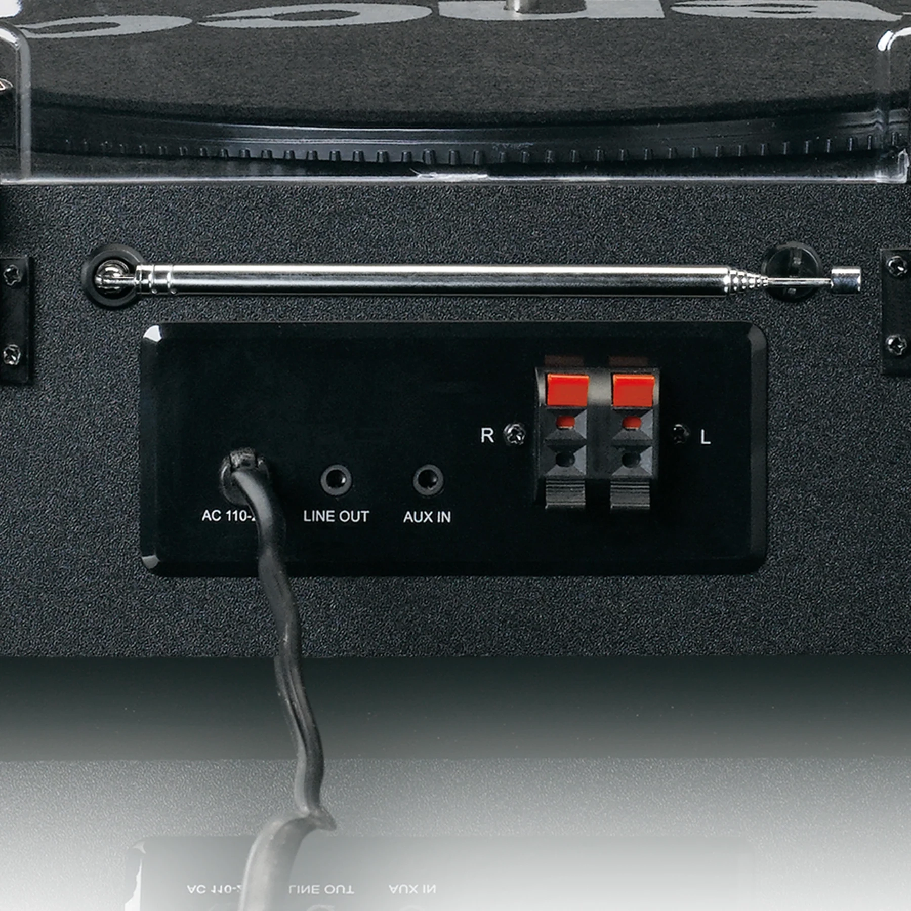 Gramofon Lenco MC-460 Manualny Napęd paskowy Wi-Fi Bluetooth Czarny