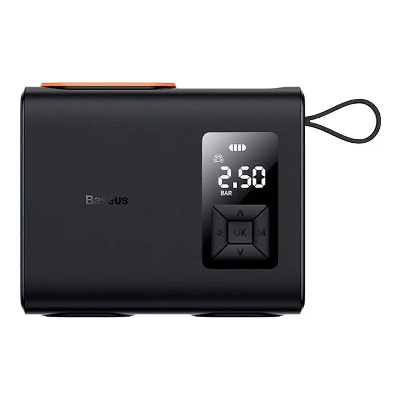 Kompresor pompka Baseus CRNL060001 Mega EnergyPump 6000mAh Czarny