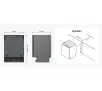 Zmywarka Samsung DW60BG850B00ET 60cm Automatyczne otwieranie drzwi Szuflada na sztućce Zdalne sterowanie