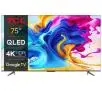 Telewizor TCL 75C649 75" QLED 4K Google TV Dolby Vision Dolby Atmos DVB-T2