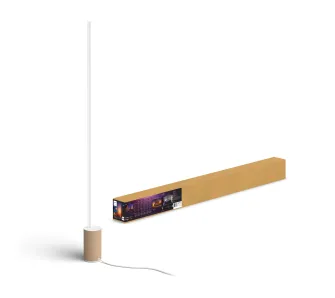 Lampa stojąca Philips Hue White and Colour Ambiance Gradient Signe brązowy