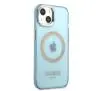 Etui Guess Gold Outline Translucent MagSafe GUHMP13MHTCMB do iPhone 13