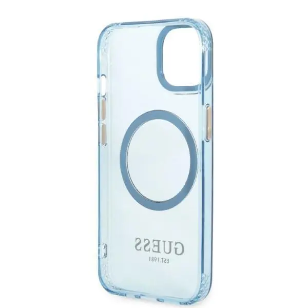 Etui Guess Gold Outline Translucent MagSafe GUHMP13MHTCMB do iPhone 13