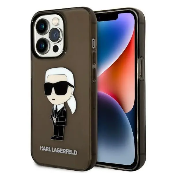 Etui Karl Lagerfeld Ikonik Karl KLHCP14LHNIKTCK do iPhone 14 Pro