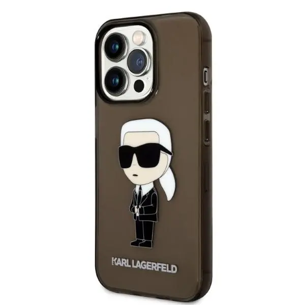 Etui Karl Lagerfeld Ikonik Karl KLHCP14LHNIKTCK do iPhone 14 Pro