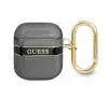 Etui na słuchawki Guess Strap Collection do AirPods Czarny