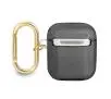 Etui na słuchawki Guess Strap Collection do AirPods Czarny