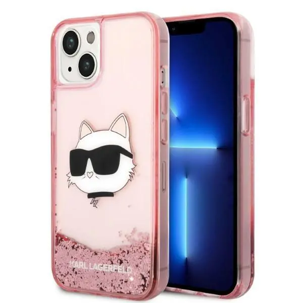Etui Karl Lagerfeld Glitter Choupette Head KLHCP14MLNCHCP do iPhone 14 Plus