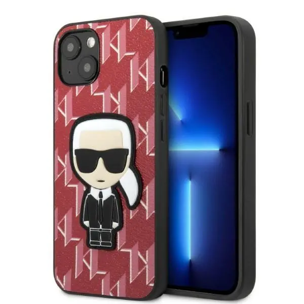 Etui Karl Lagerfeld Monogram Ikonik Patch KLHCP13SPMNIKPI do iPhone 13 mini
