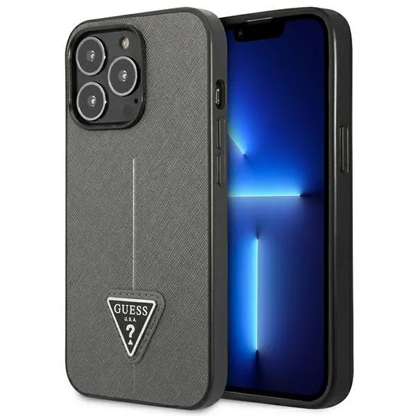 Etui Guess Saffiano Triangle Logo GUHCP14XPSATLG do iPhone 14 Pro Max