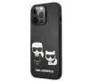 Etui Karl Lagerfeld Ikonik Karl & Choupette KLHCP13LPCUSKCBK do iPhone 13 Pro