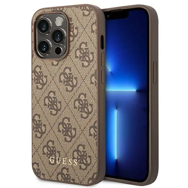 Etui Guess 4G Metal Gold Logo GUHCP14XG4GFBR do iPhone 14 Pro Max