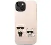 Etui Karl Lagerfeld Silicone Karl & Choupette Magsafe KLHMP14SSSKCI do iPhone 14